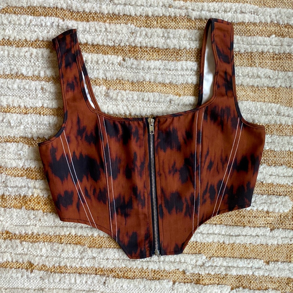 NWOT Kehlani Missguided Corset style top